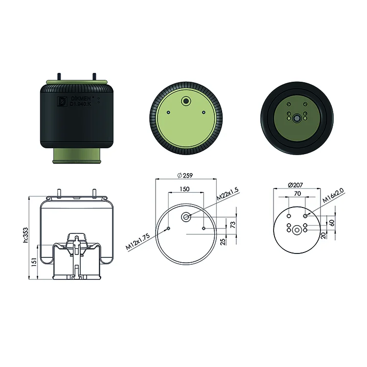 BPW DİNGİL /METAL PİSTONLU