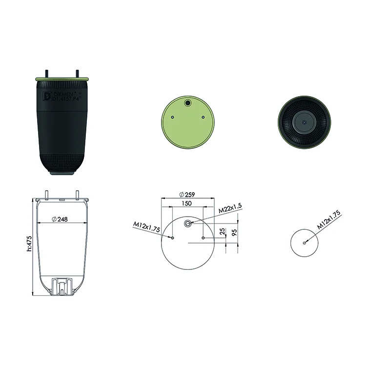 FREHAUF DORSE ÇİFT CİVATALI Pİ...
