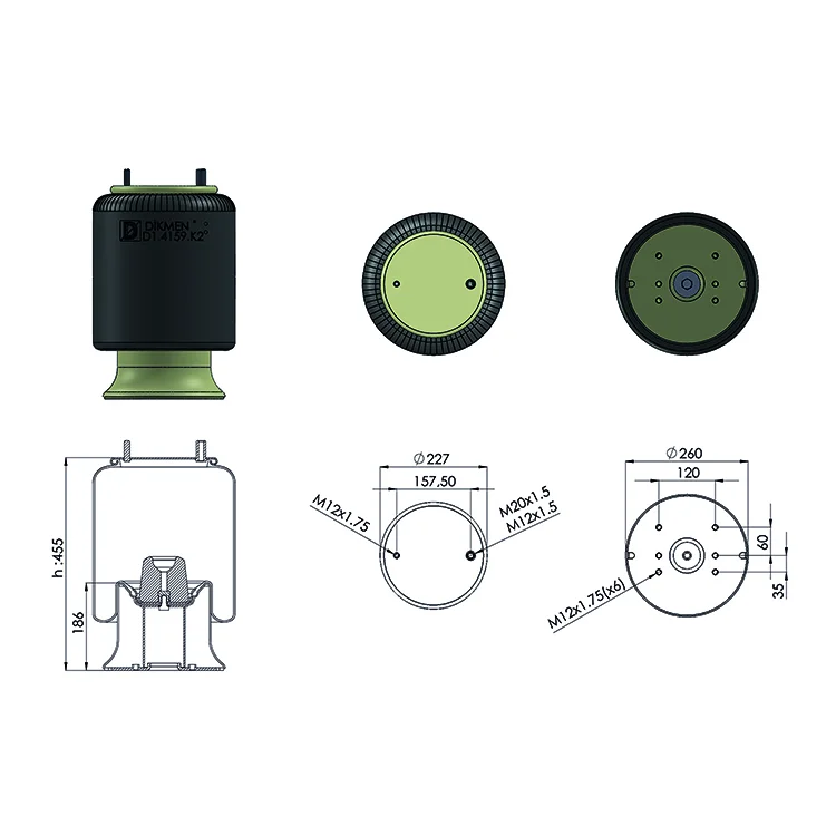 FREHAUF DORSE METAL PİSTONLU (...