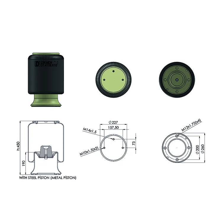 FREHAUF DORSE METAL PİSTONLU